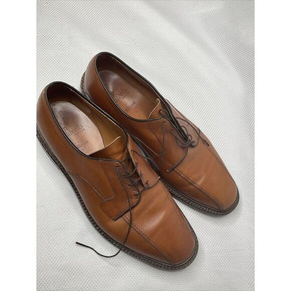 ALLEN Edmonds Hillcrest Mens Chestnut Leather Bike Toe Oxfords Size 10.5 D Dress main image 9